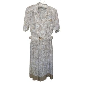 Vintage Lorac Original size 14.5 Chic Printed Dress